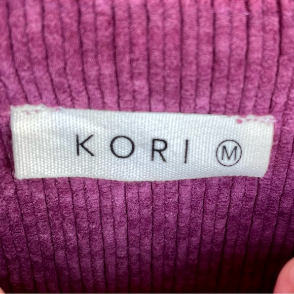 🟥 Kori corduroy spaghetti strap zip side mini dress - Picture 7 of 12